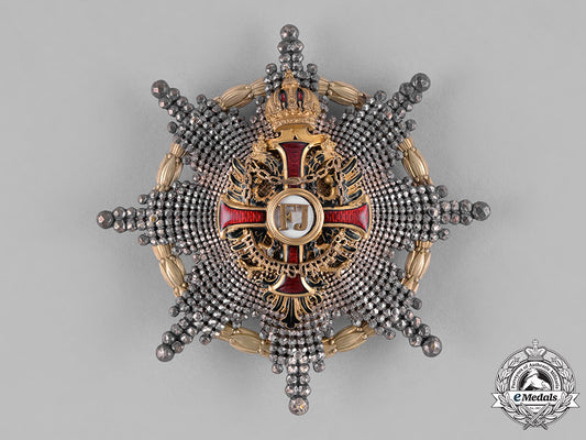 austria,_empire._an_order_of_franz_joseph,_commander’s_star_with_war_decoration,_by_v.mayer’s,_c.1917_c18-031244