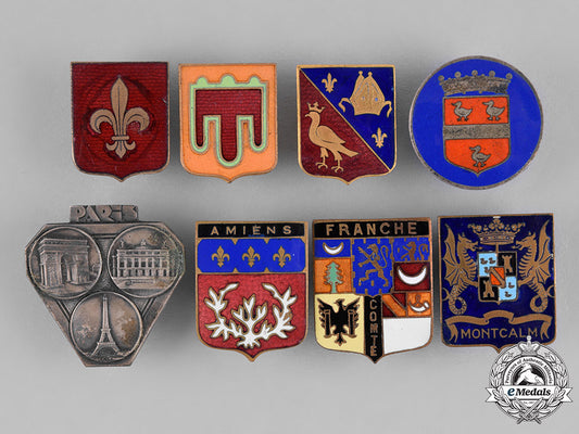 france,_republic._forty-_nine_regional_and_civic_souvenir_badges_c18-031567_1_1