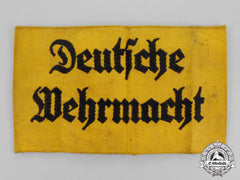 Germany. A Deutsche Wehrmacht Volunteer Assistant Armband