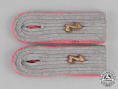 Germany, Heer. A Set Of 7Th Panzer Division Leutnant’s Shoulder Boards