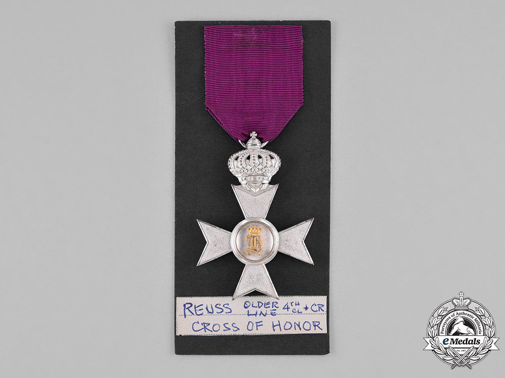 reuss,_county._a_princely_honour_cross_with_crown,_iv_class,_c.1910_c18-032433