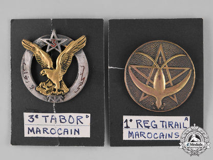 france,_republic.sixteen_military_moroccan_overseas_service_regimental_badges_c18-032637_1_2_1_1