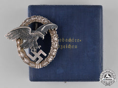 Germany, Luftwaffe. An Early Observer’s Badge By C.e. Juncker, With Case