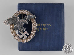 Germany, Luftwaffe. An Early Observer’s Badge By C.e. Juncker, With Case