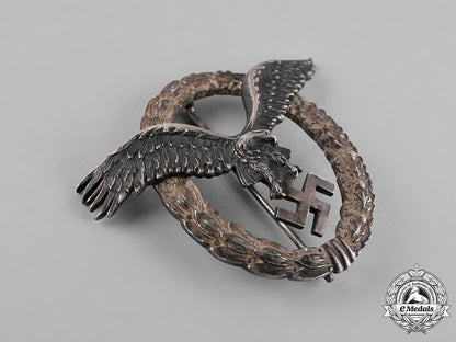 germany,_luftwaffe._a_pilot’s_badge,_by_c._e._juncker,_c.1937_c18-032717