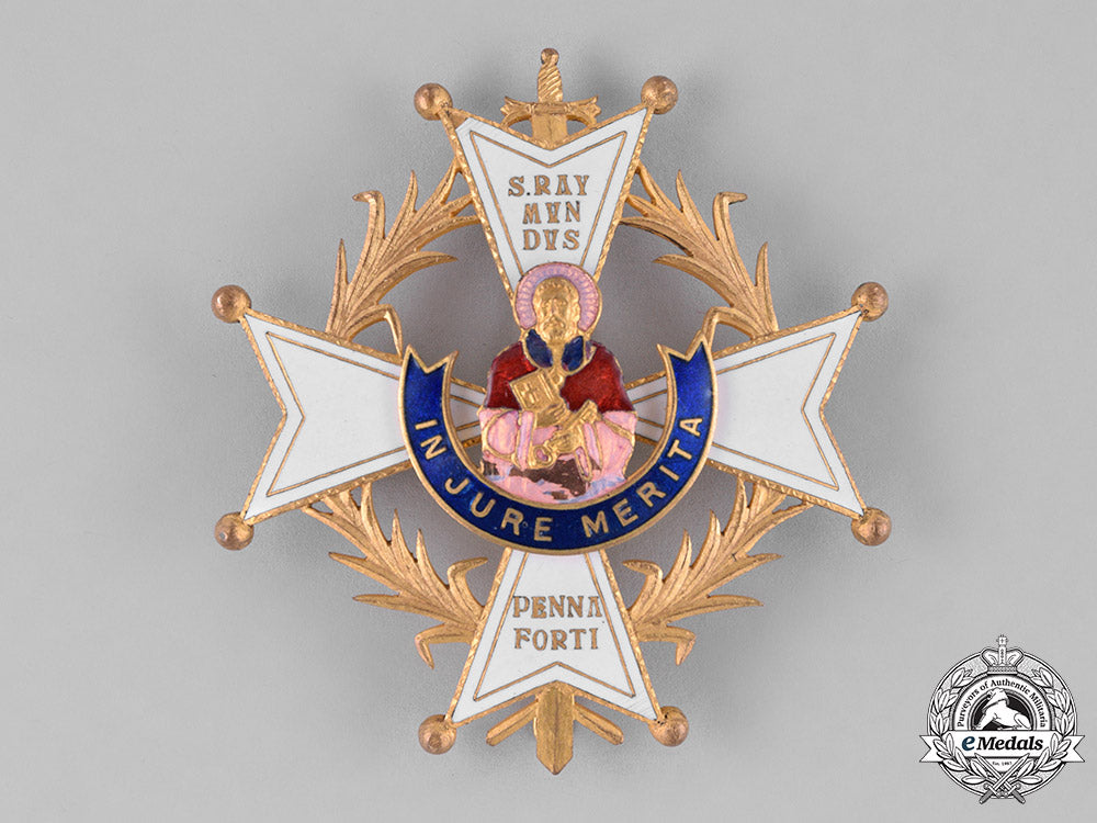 spain,_franco_period._an_order_of_the_cross_of_st._raymond_of_peñafort,_breast_star,_c.1950_c18-032940