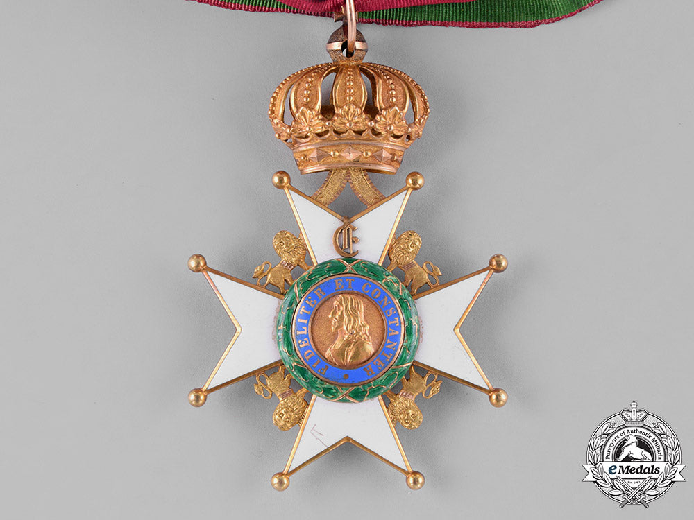 saxony-_coburg-_gotha,_duchy._a_saxon_ernestinian_houseorder,_commander_cross_with_oak_wreath,_c.1860_c18-032988