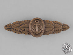 Germany, Federal Republic. A Naval Front Clasp, Bronze Grade, Alternative 1957 Version