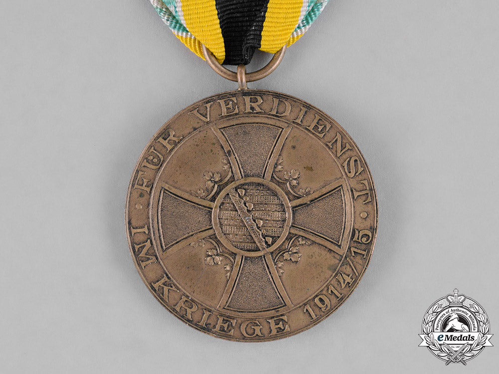 saxe-_meiningen,_kingdom._a_saxe-_meiningen_first_war_service_medal_c18-033457