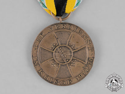 saxe-_meiningen,_kingdom._a_saxe-_meiningen_first_war_service_medal_c18-033457