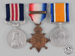 United Kingdom. An Mm Trio To Bombardier/Sergeant Robert Clark, 43Rd Royal Field Artillery Regiment/39Th Brigade, Rfa