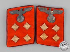 Germany, Nsdap. A Pair Of Gau-Level Nsdap Gemeinschaftsleiter Collar Tabs