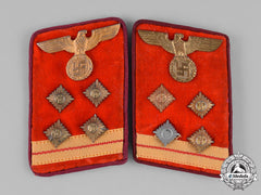 Germany, Nsdap. A Set Of Gau-Level Nsdap Obergemeinschaftsleiter Collar Tabs