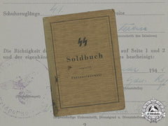 Germany, Ss. The Soldbuch Of Hungarian Volunteer Ferencz Kelemen, Ss Division “  Hunyadi"