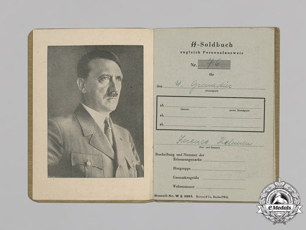 germany,_ss._the_soldbuch_of_hungarian_volunteer_ferencz_kelemen,_ss_division“_hunyadi"_c18-033950