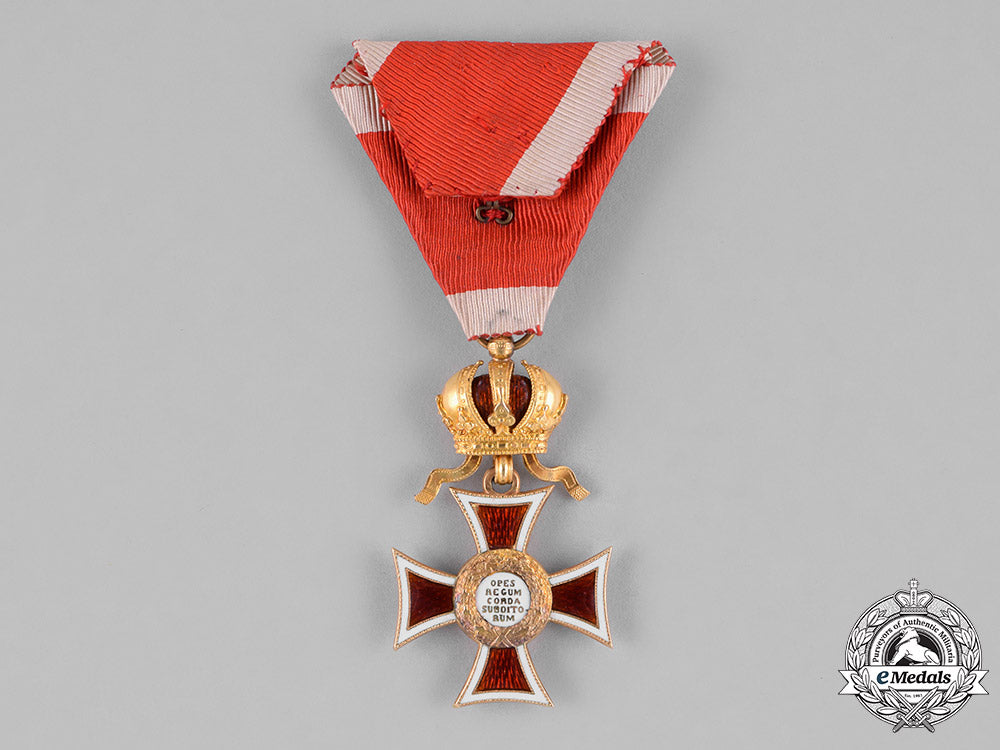 austria,_empire._a_leopold_order_in_gold,_knight’s_cross,_c.1914_c18-033986