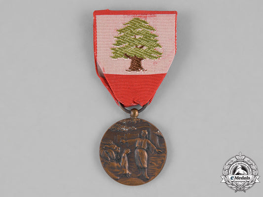 lebanon,_republic._order_of_merit,_iv_class_bronze_medal,_c.1925_c18-034044