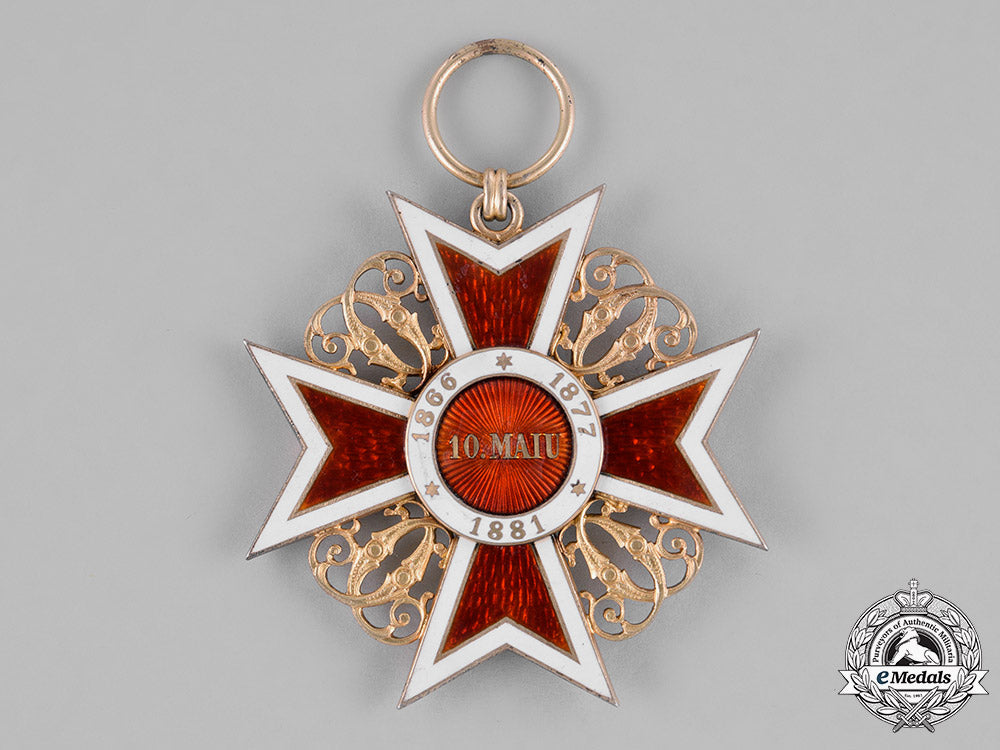 romania,_kingdom._an_order_of_the_crown,_i_class_grand_cross,_civil_division,_c.1930_c18-034078