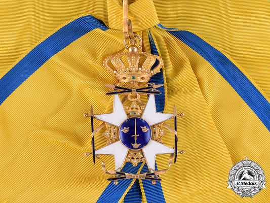 sweden,_kingdom._an_order_of_the_sword_in_gold,_i_class_grand_cross,_c.1910_c18-034113
