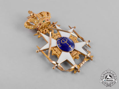 sweden,_kingdom._an_order_of_the_sword_in_gold,_i_class_grand_cross,_c.1910_c18-034118