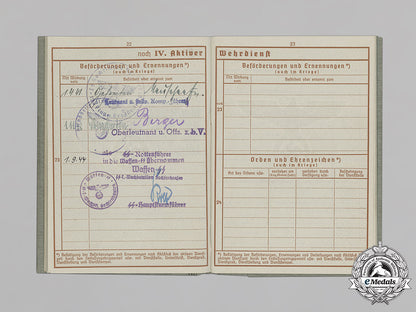 germany,_luftwaffe/_ss._a_wehrpaß_to_luftwaffe_signals_obergefreiter,_later_ss-_totenkopf_guard_in_kzs_mittelbau_and_sachsenhausen_c18-034260