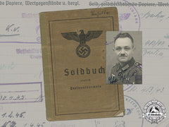 Germany, Heer. The Soldbuch Of Unteroffizier Otto Behr