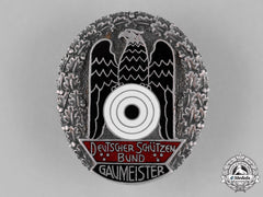Germany, Dsb. A Deutscher Schützenbund (German Shooting Federation) Gaumeister Badge, C.1931