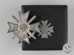 Germany, Wehrmacht. A Cased War Merit Cross, First Class With Swords By Deschler & Sohn