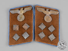 Germany, Nsdap. A Pair Of Rzm-Marked Nsdap Ortsgruppe Gemeinschaftsleiter Collar Tabs