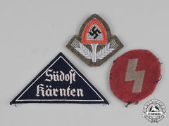 Germany, Third Reich. A Grouping Of Third Reich Uniform Insignia