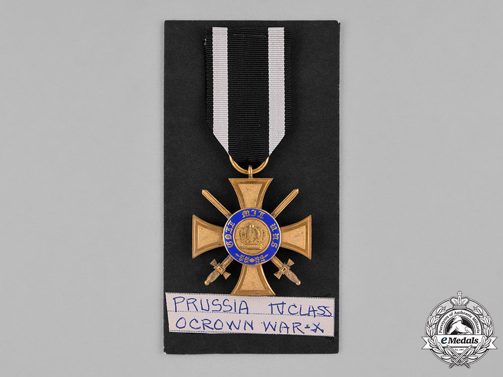 prussia,_state._a_royal_order_of_the_crown,_iv_class_with_swords,_c.1914_c18-035067