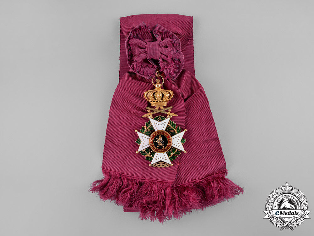 belgium,_kingdom._an_order_of_leopold_in_gold,_military_division,_grand_cordon,_c.1900_c18-035202