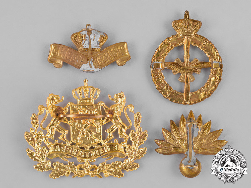 netherlands,_kingdom._twenty-_eight_military_cap_badges_c18-035209