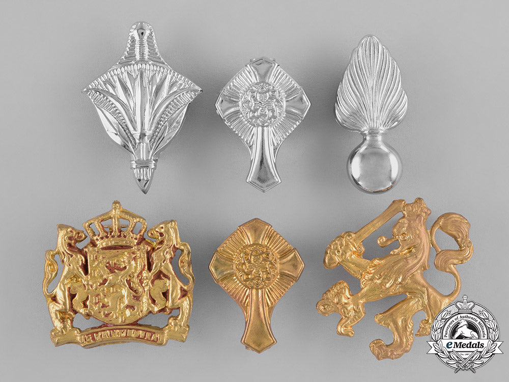 netherlands,_kingdom._twenty-_eight_military_cap_badges_c18-035216
