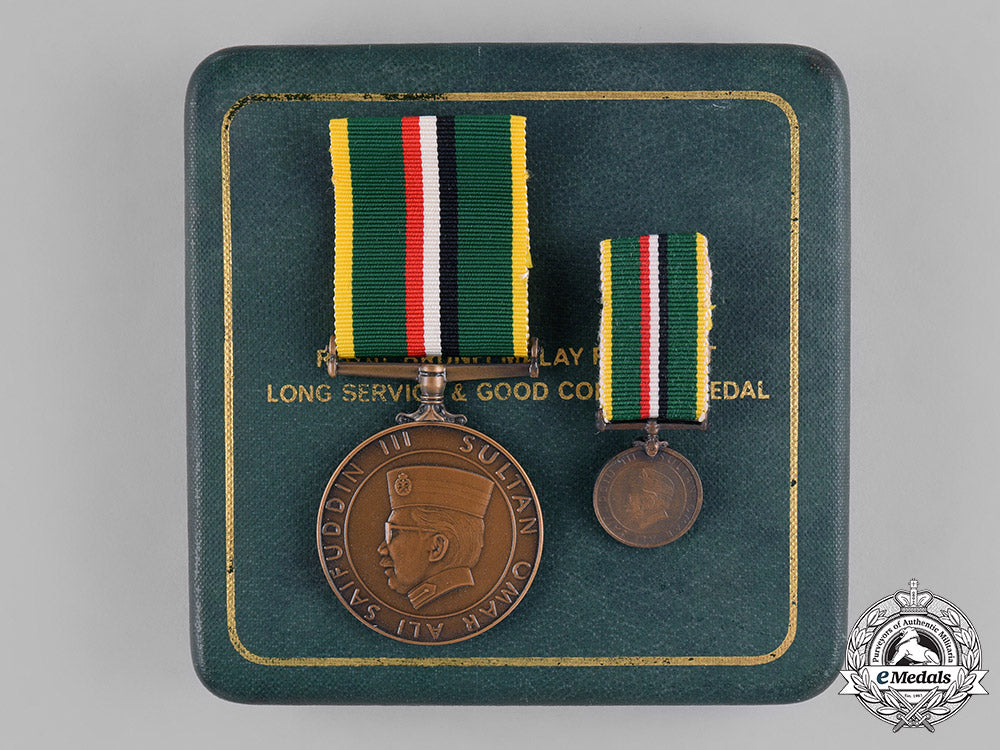 Brunei. Royal Brunei Malay Regiment Long Service And Good Conduct Meda ...