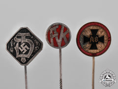 Germany, Third Reich. A Group Of Third Reich Period Stick Pins