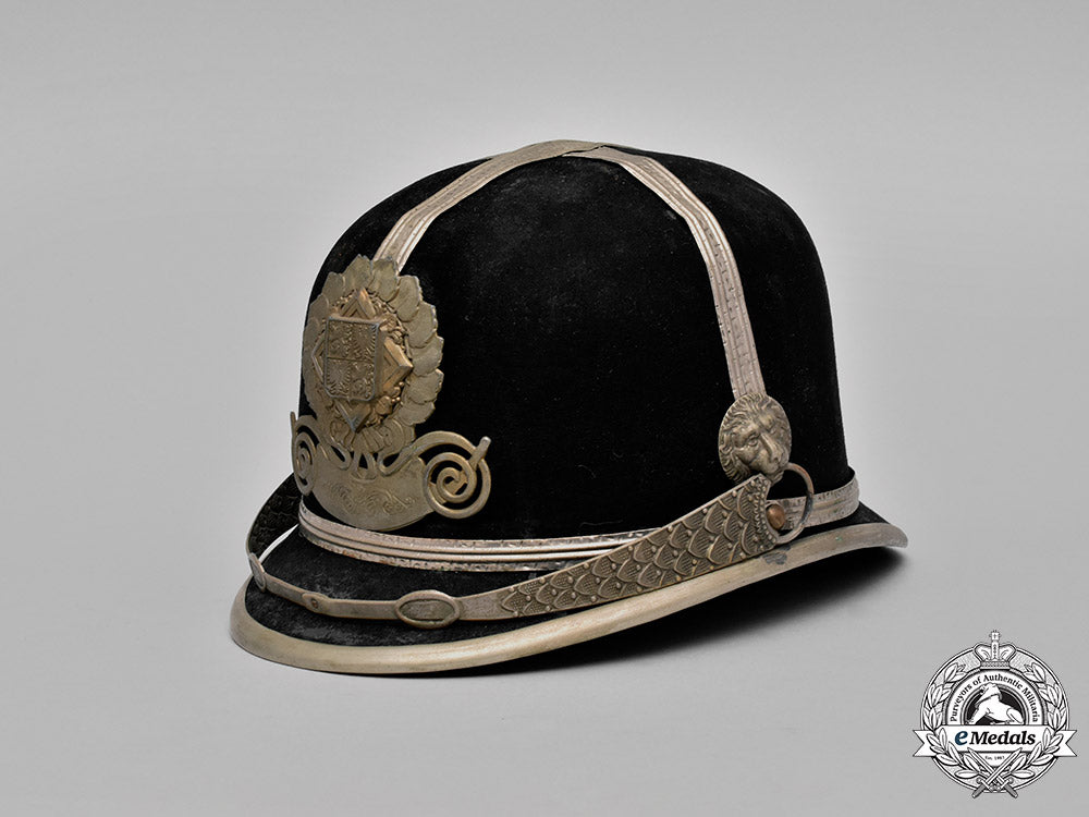 czechoslovakia._a_municipal_police_helmet_of_the_protectorate_of_bohemia_and_moravia,_c.1919-1945_c18-035678