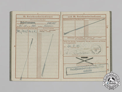 germany,_heer._a_wehrpaß,_health_journal,_and_grouping_of_documents_belonging_to_fahnenjunker-_feldwebel_der_reserve_ernst_brüllau_c18-035795