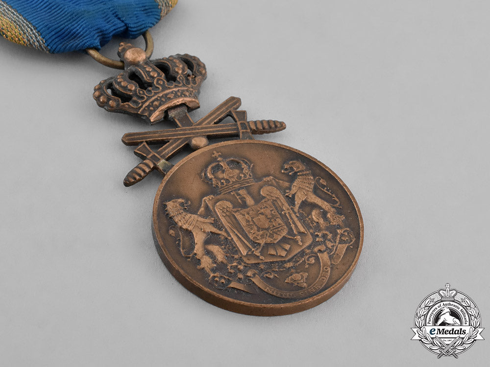 romania,_kingdom._a_long_service_medal,_iii_class_with_swords,_c.1940_c18-036058