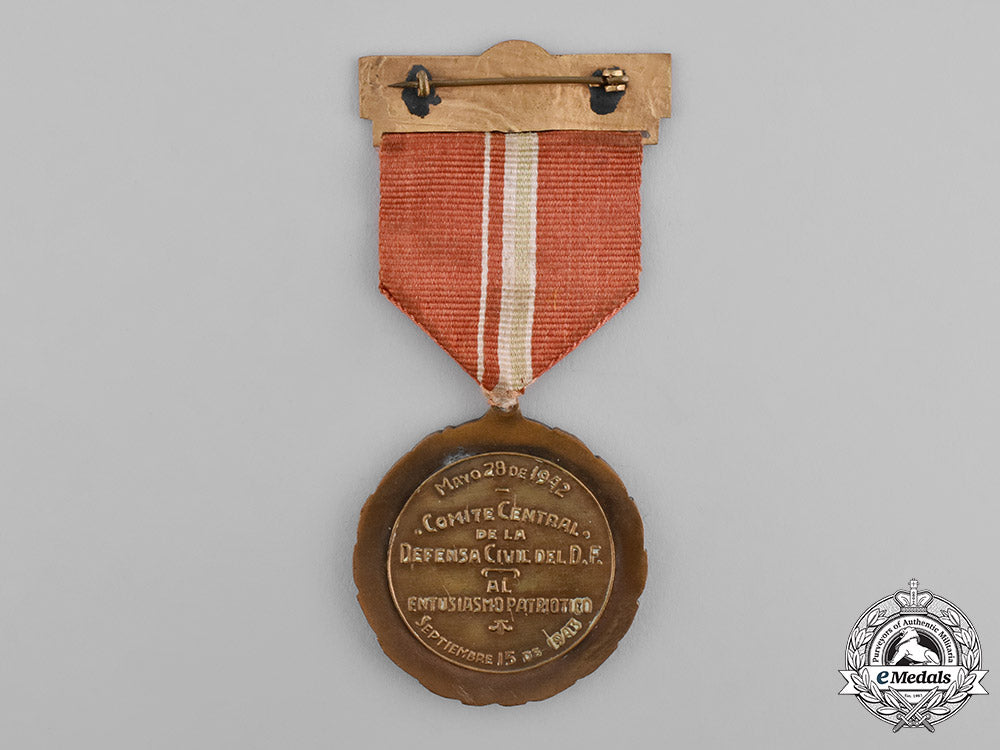 mexico,_republic._a_civil_defence_medal_for_patriotic_enthusiasm1943_c18-036114