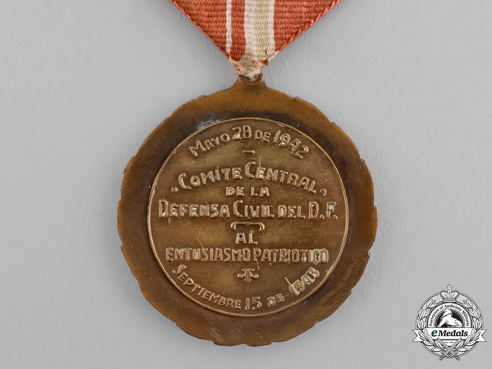 mexico,_republic._a_civil_defence_medal_for_patriotic_enthusiasm1943_c18-036116