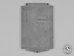 Germany, Nskk. A 1935 Nskk Kurpfalz Motor Brigade Plaque By F. Mannheim K’lautern