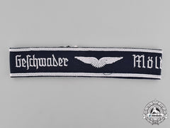 Germany, Luftwaffe. A Luftwaffe Mölders Squadron Cuff Title, 1957 Version
