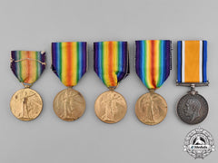 United Kingdom. Five First War Medals To Members Of The Royal Air Force