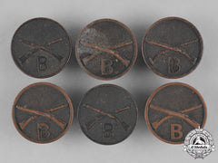 United States. Twenty-Three Army Collar Disks, Type I, C.1918