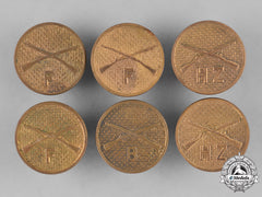 United States. Sixty-Two Army Collar Disks, Type Ii , C.1930