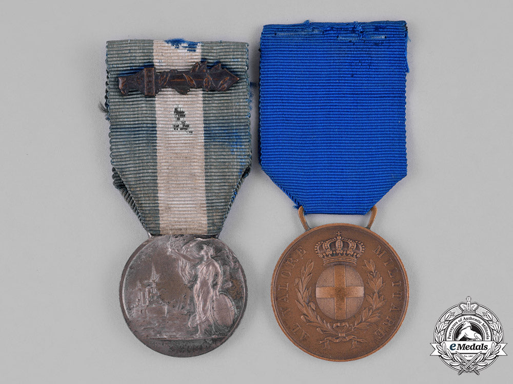 italy,_kingdom._two_medals&_decorations_c18-036545