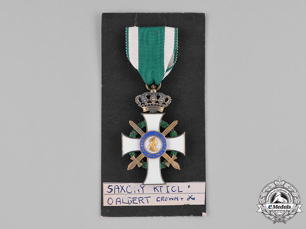saxony,_kingdom._an_albrecht_order,_i_class_knight_with_crown&_swords,_by_g.a._scharffenberg,_c.1914_c18-036566