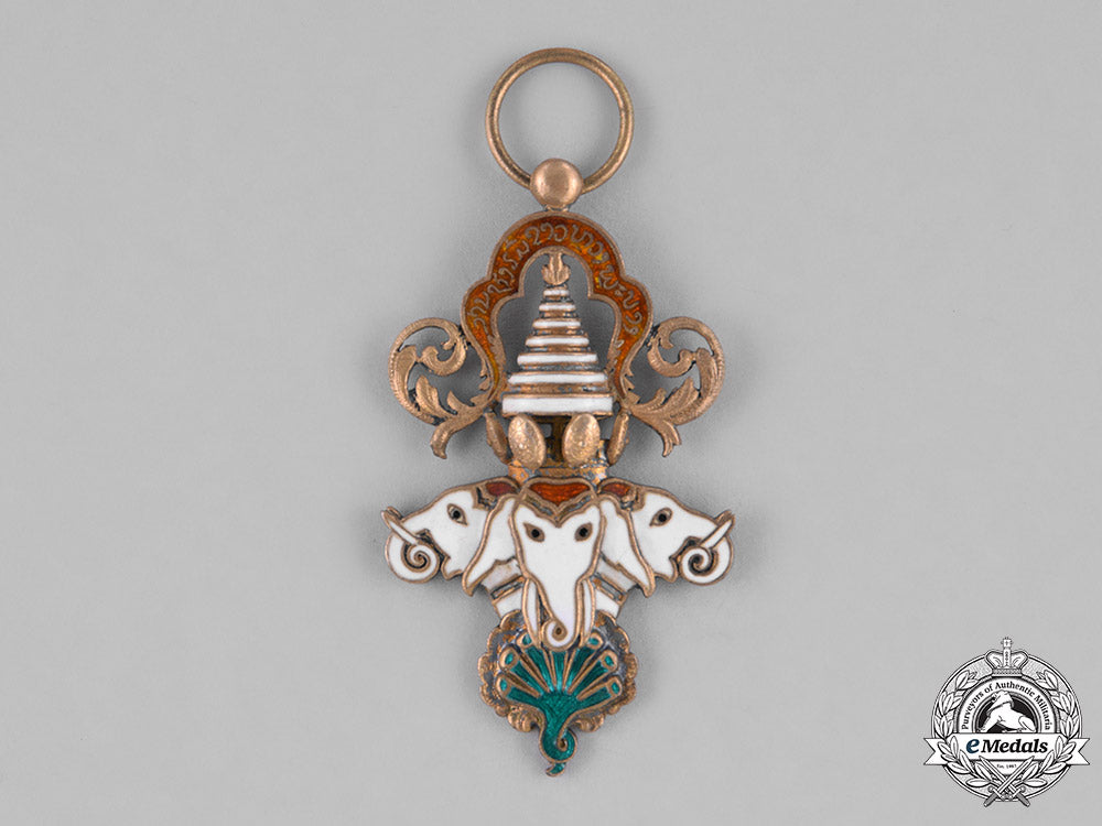 laos,_french_protectorate._a_million_elephants_and_the_white_parasol_order,_knight,_c.1935_c18-036568
