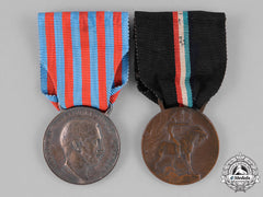 Italy, Kingdom. Two Medals & Awards